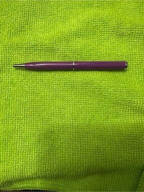 Sleek Purple Coach Ballpoint Pen